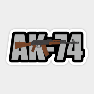 AK-74 Assault Rifle (Color version) Sticker